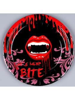 Тарелка бумажная «Губы», в наборе 6 шт.