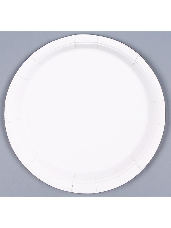 Тарелка бумажная «День рождения», в наборе 6 шт., цвет фиолетовый