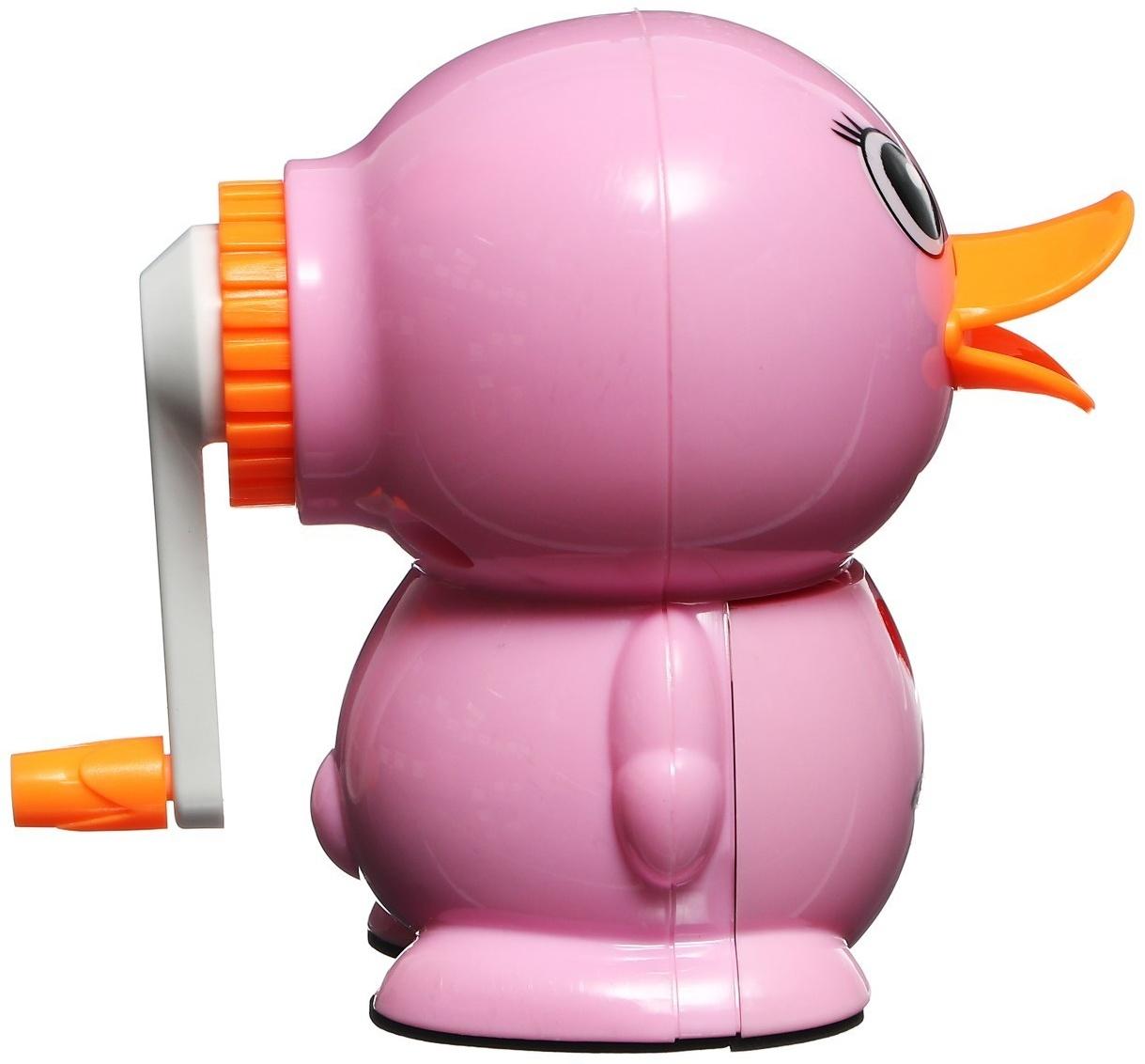 Точилка механическая с контейнером МИКС Уточка