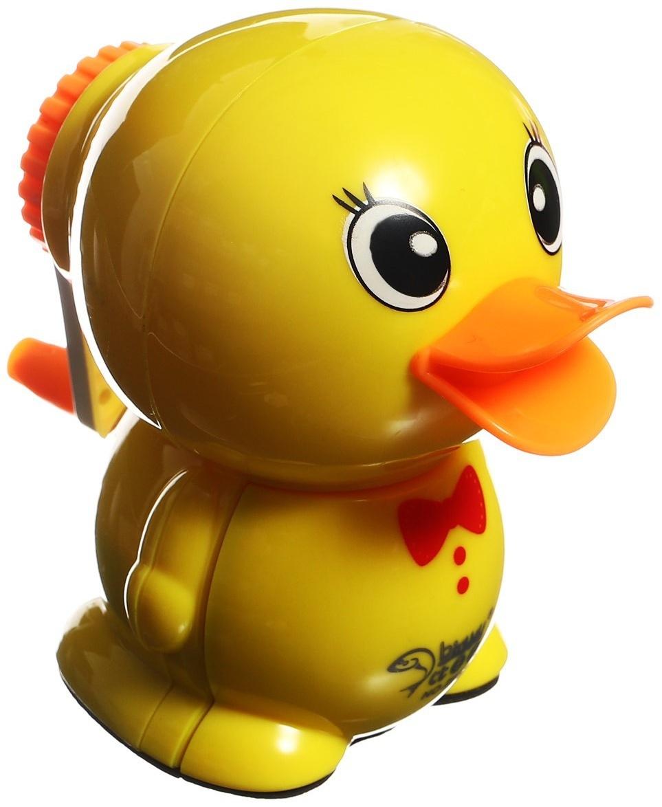 Точилка механическая с контейнером МИКС Уточка