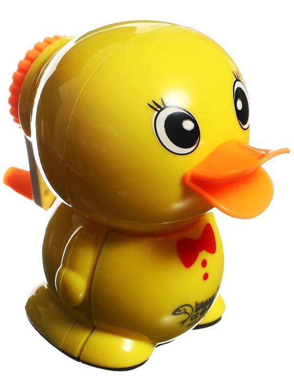 Точилка механическая с контейнером МИКС Уточка