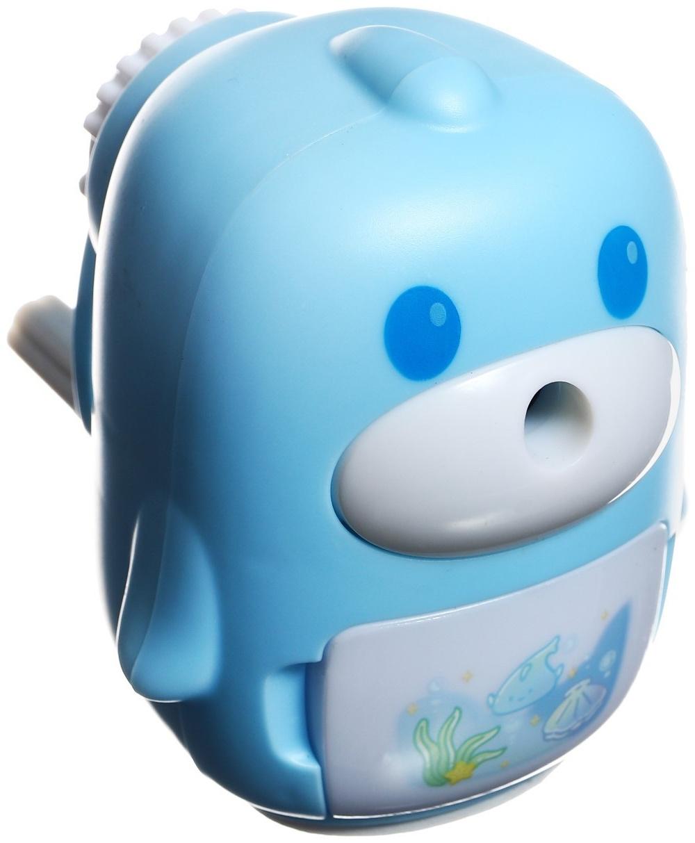 Точилка механическая с контейнером МИКС Морской котик