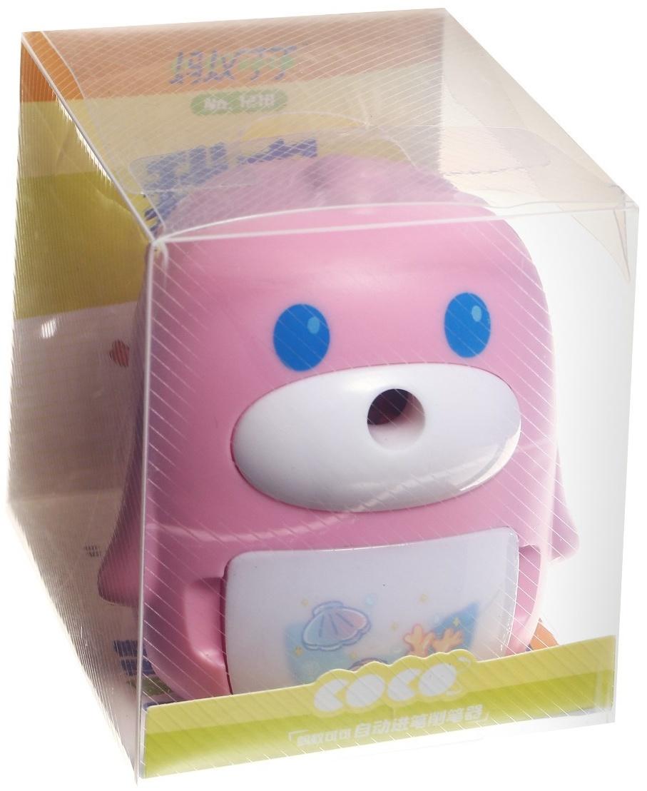 Точилка механическая с контейнером МИКС Морской котик