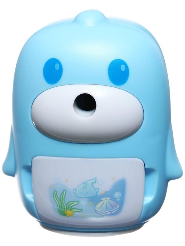 Точилка механическая с контейнером МИКС Морской котик