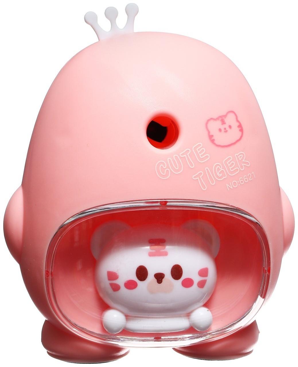 Точилка механическая с контейнером МИКС Котик