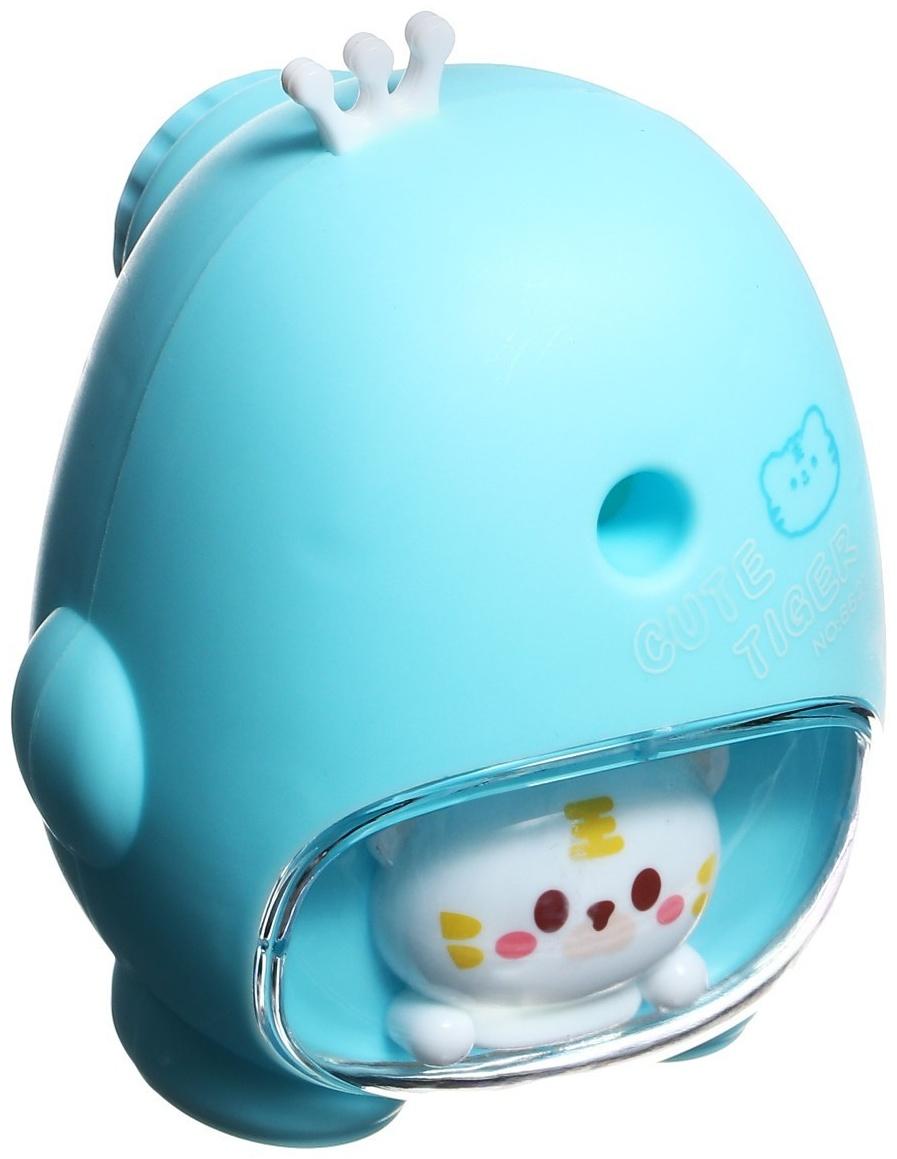 Точилка механическая с контейнером МИКС Котик