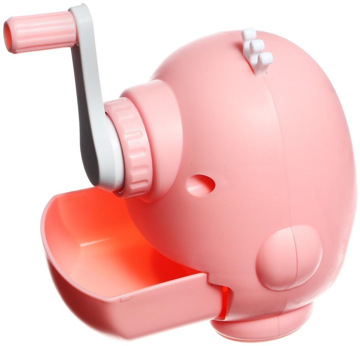 Точилка механическая с контейнером МИКС Котик