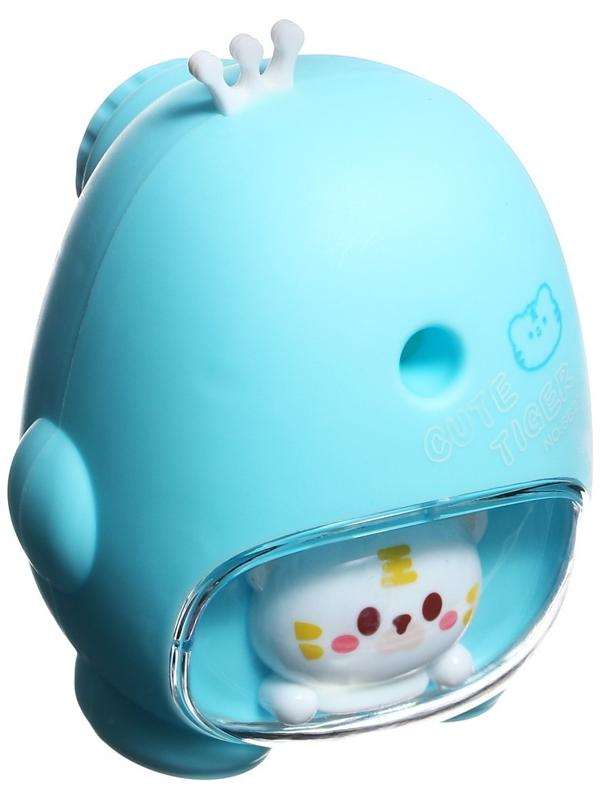 Точилка механическая с контейнером МИКС Котик