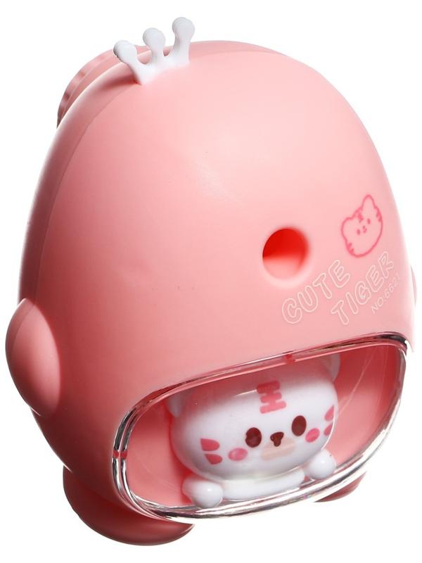 Точилка механическая с контейнером МИКС Котик