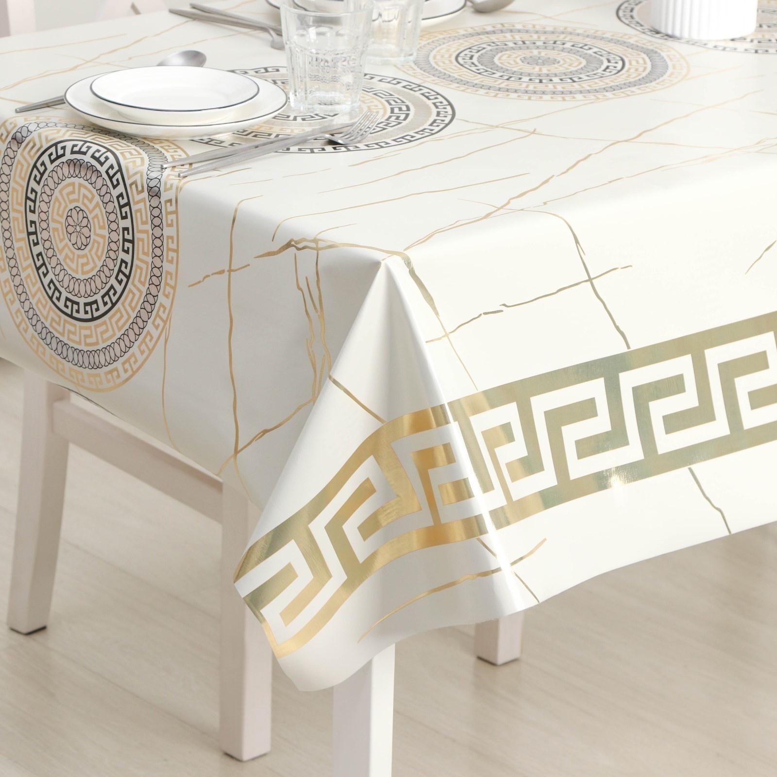 Клеёнка на стол на тканевой основе Bonus, рулон 20 метров, ширина 137 см, толщина 0,2 мм