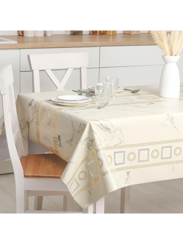 Клеёнка на стол на тканевой основе Dulcitudo, рулон 20 метров, ширина 137 см, толщина 0,2 мм