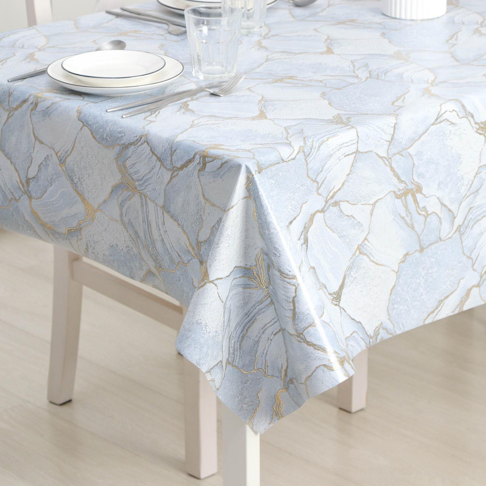 Клеёнка на стол на тканевой основе «К Луизе», рулон 20 метров, ширина 137 см, толщина 0,2 мм