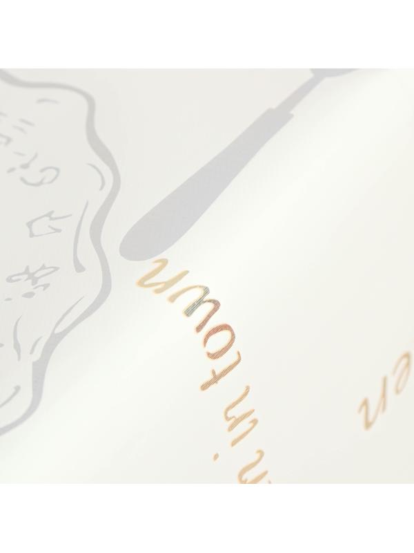 Клеёнка на стол на тканевой основе «К обеду», рулон 20 метров, ширина 137 см, толщина 0,2 мм