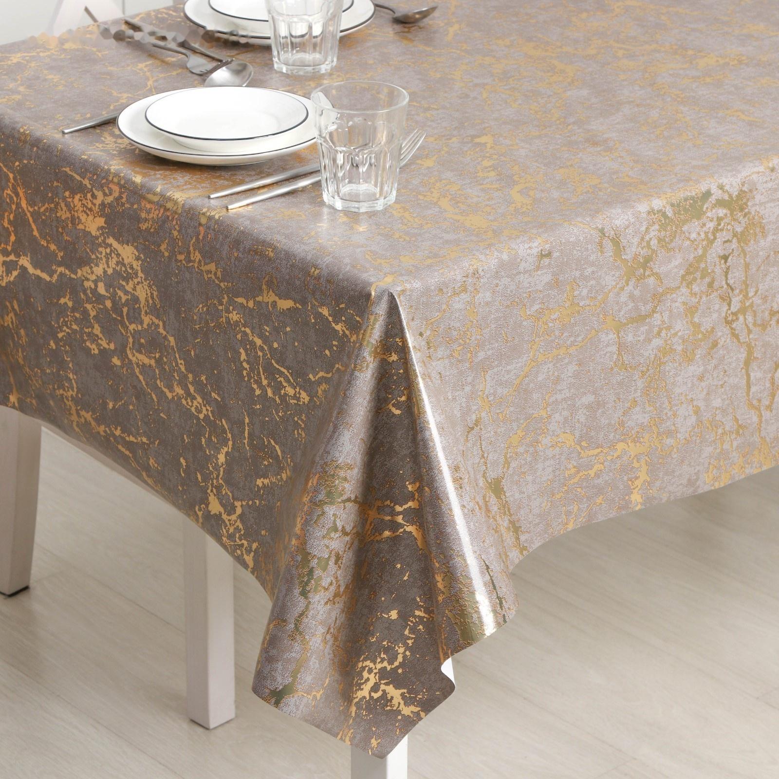 Клеёнка на стол на тканевой основе Prudens, рулон 20 метров, ширина 137 см, толщина 0,2 мм