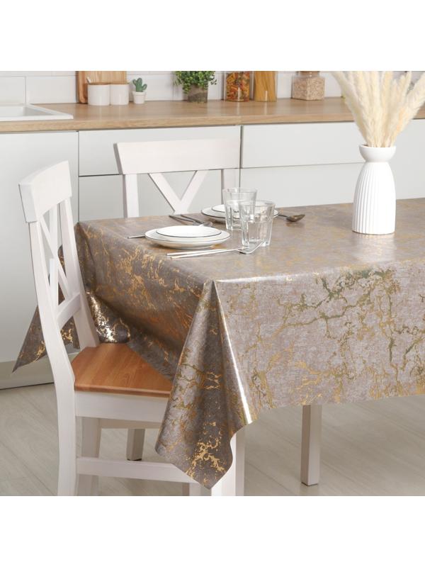 Клеёнка на стол на тканевой основе Prudens, рулон 20 метров, ширина 137 см, толщина 0,2 мм