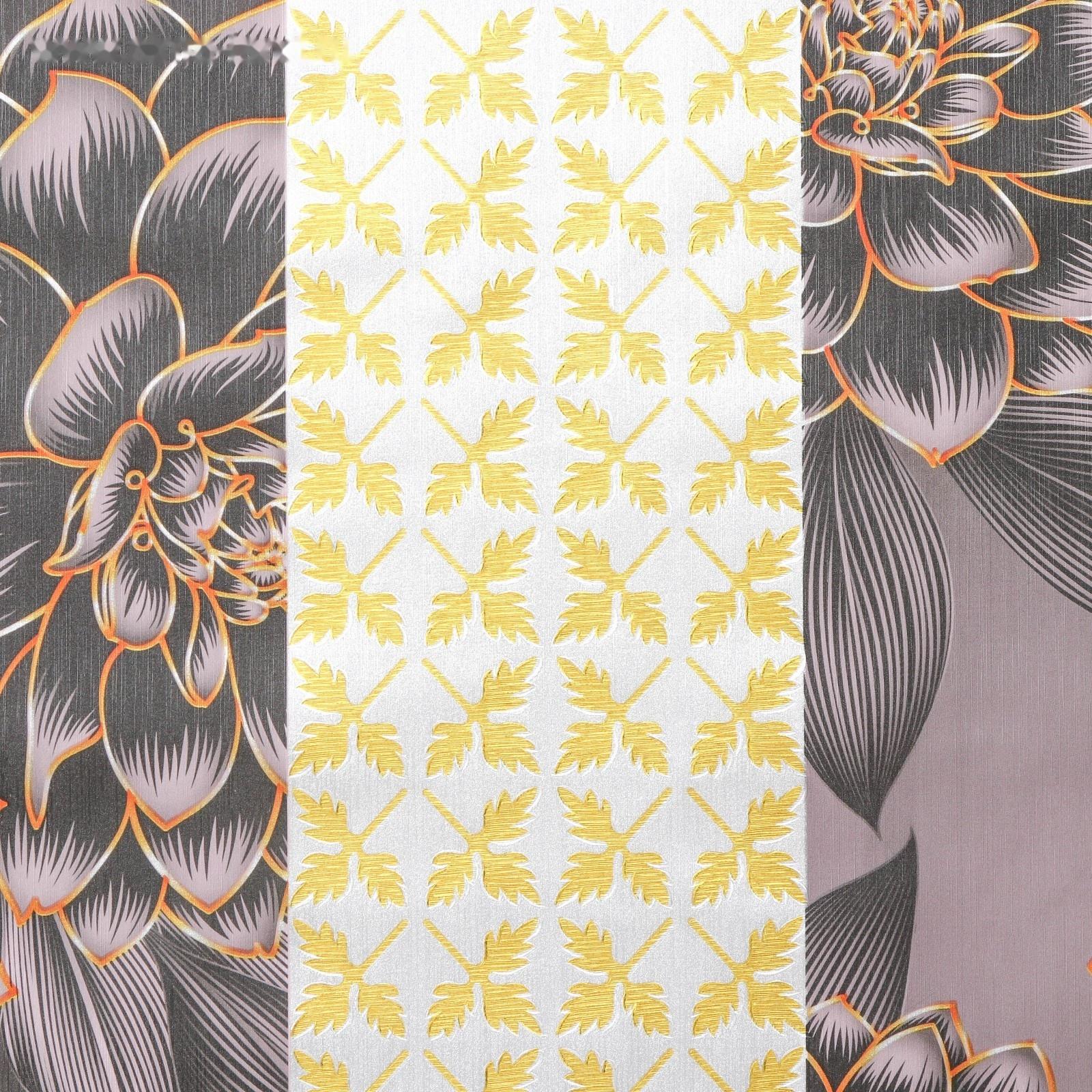 Клеёнка на стол на тканевой основе «В саду», рулон 20 метров, ширина 137 см, толщина 0,2 мм, цвет бордовый