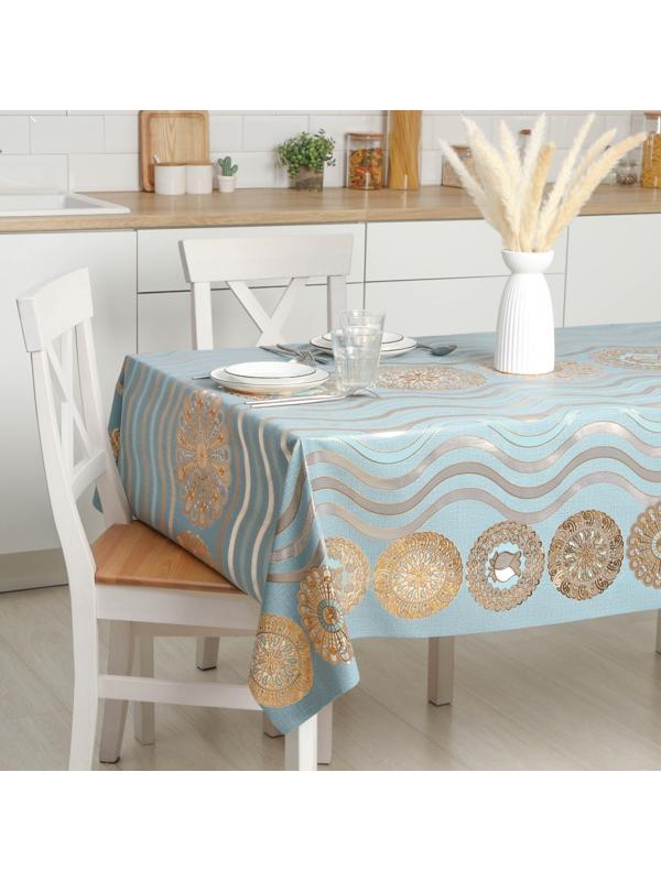 Клеёнка на стол на тканевой основе Gaudium, рулон 20 метров, ширина 137 см, толщина 0,2 мм