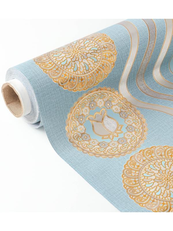 Клеёнка на стол на тканевой основе Gaudium, рулон 20 метров, ширина 137 см, толщина 0,2 мм