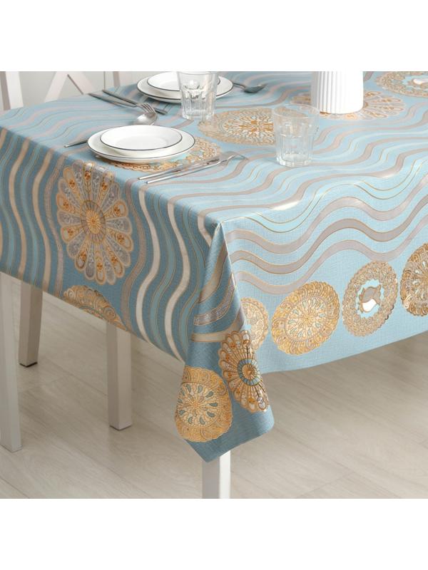 Клеёнка на стол на тканевой основе Gaudium, рулон 20 метров, ширина 137 см, толщина 0,2 мм