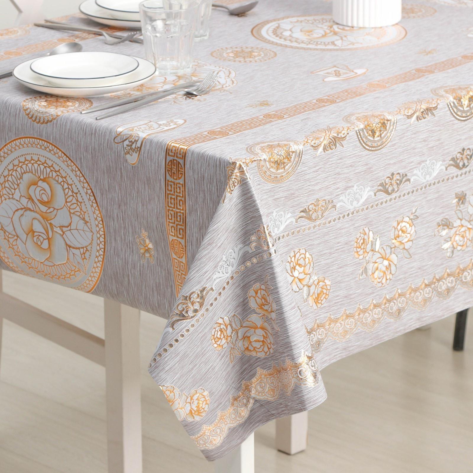 Клеёнка на стол на тканевой основе «Мэлоди», рулон 20 метров, ширина 137 см, толщина 0,2 мм