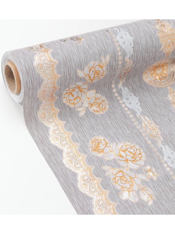 Клеёнка на стол на тканевой основе «Мэлоди», рулон 20 метров, ширина 137 см, толщина 0,2 мм