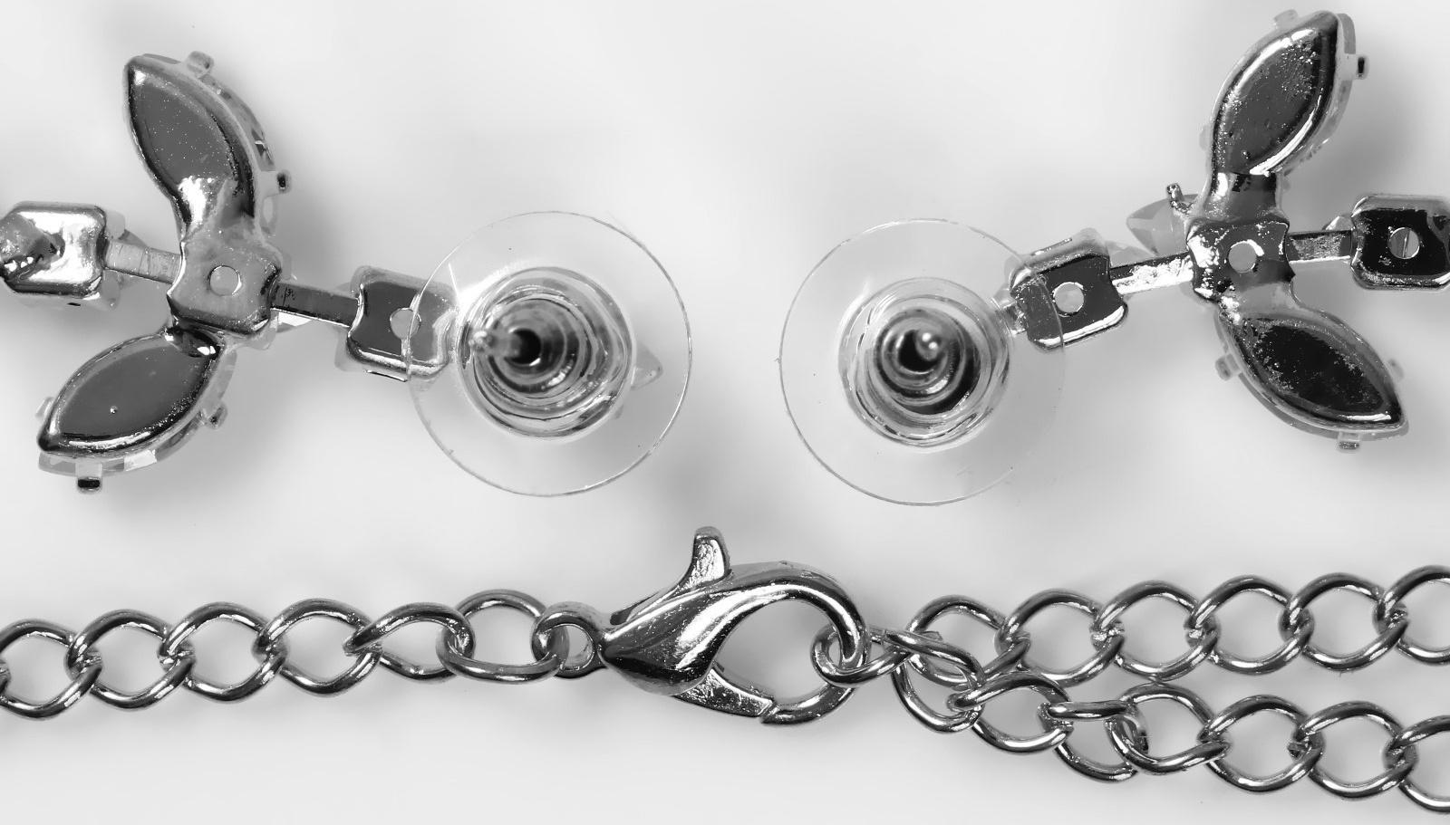 Набор 3 предмета: серьги, колье, кольцо 