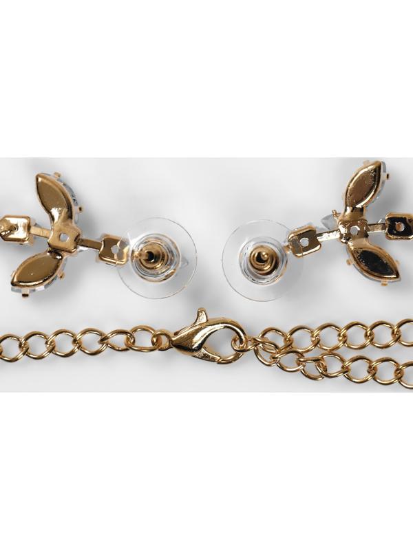 Набор 3 предмета: серьги, колье, кольцо 