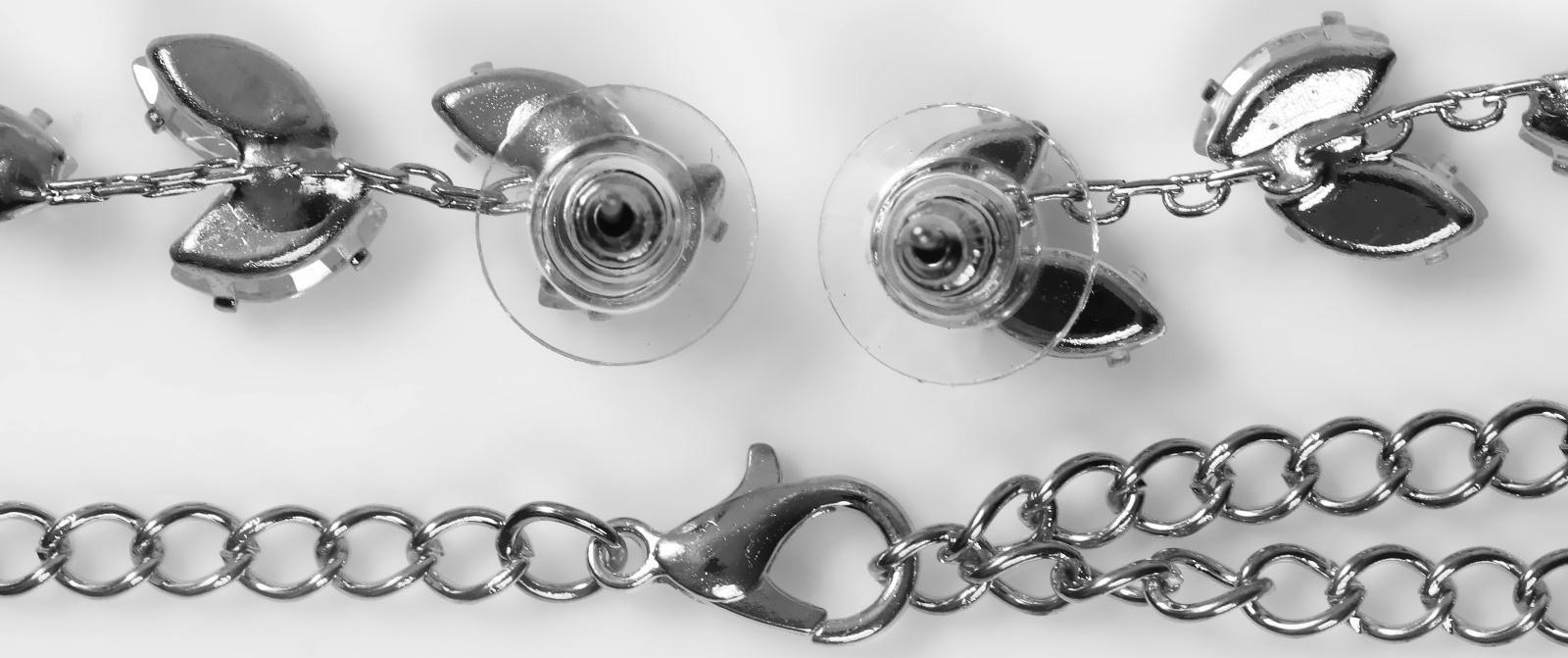 Набор 3 предмета: серьги, колье, кольцо 