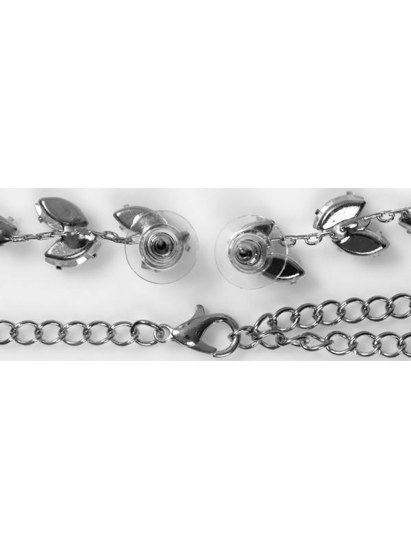 Набор 3 предмета: серьги, колье, кольцо 