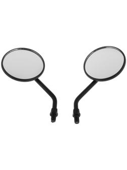 Зеркала задние для мото, высота 18,5 см, d 8,5 см, резьба 8 мм, набор 2 шт