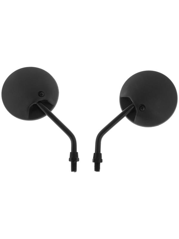 Зеркала задние для мото, высота 18,5 см, d 8,5 см, резьба 8 мм, набор 2 шт