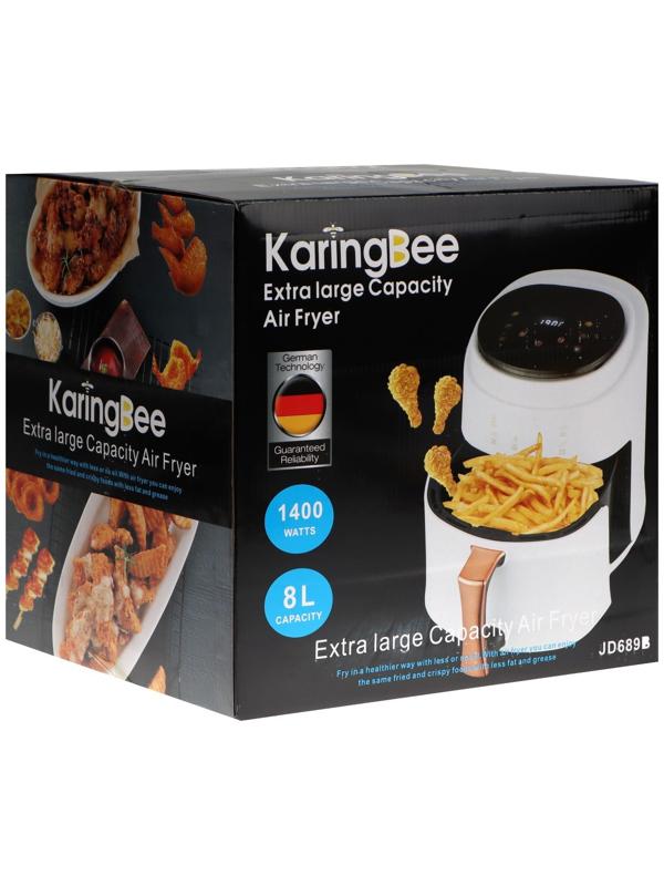 Аэрогриль KaringBee JD689, 1400 Вт, 8 л, белая