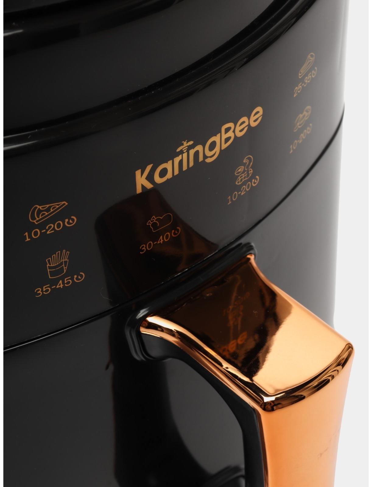 Аэрогриль KaringBee JD689, 1400 Вт, 8 л, чёрная