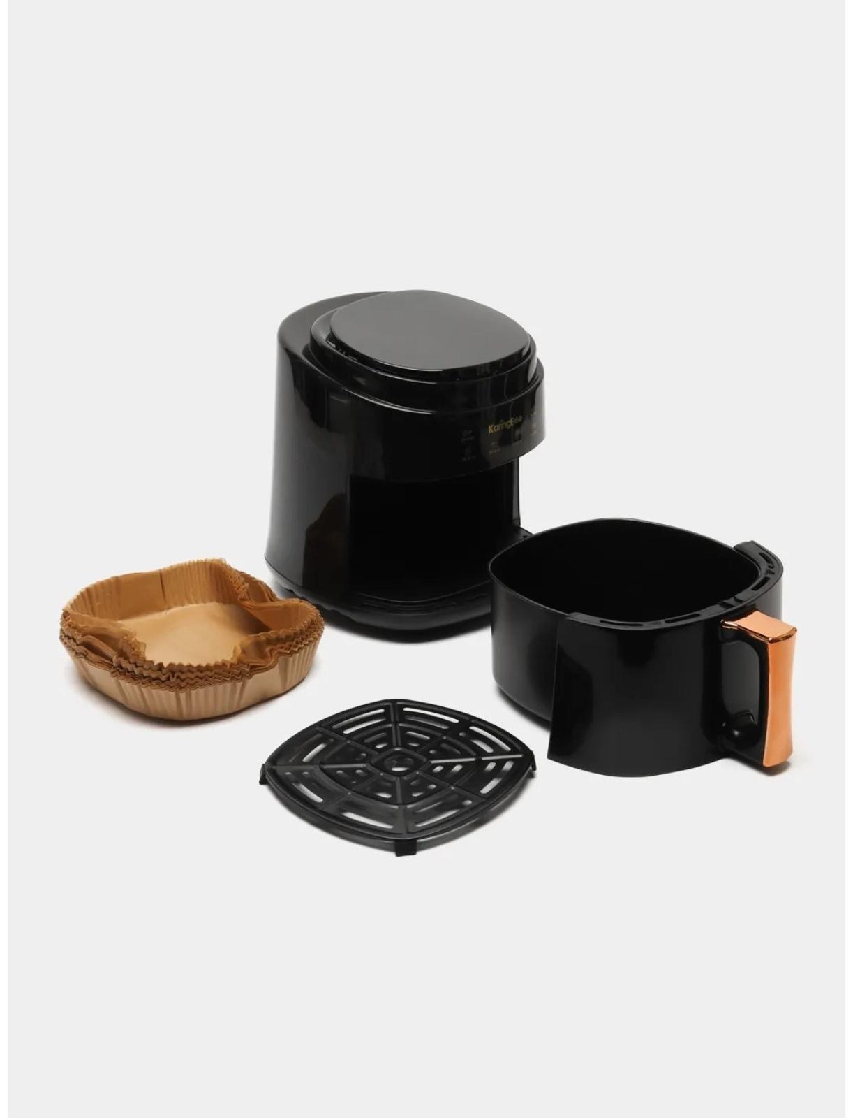 Аэрогриль KaringBee JD689, 1400 Вт, 8 л, чёрная