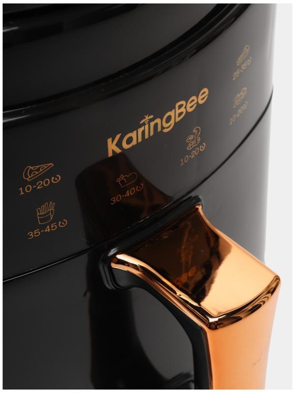 Аэрогриль KaringBee JD689, 1400 Вт, 8 л, чёрная
