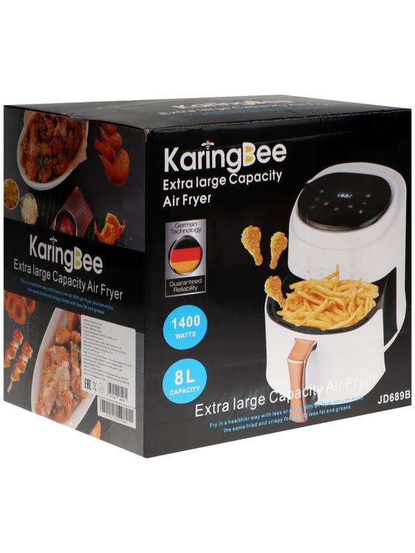 Аэрогриль KaringBee JD689, 1400 Вт, 8 л, чёрная