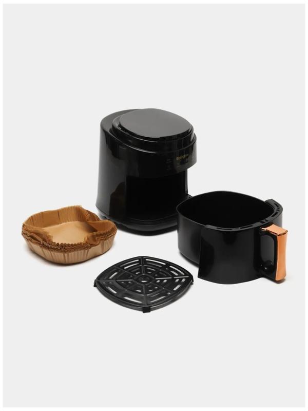 Аэрогриль KaringBee JD689, 1400 Вт, 8 л, чёрная