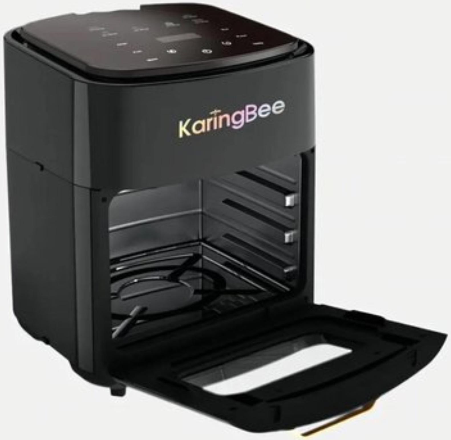 Аэрогриль KaringBee JD989, 1400 Вт, 15 л, чёрная