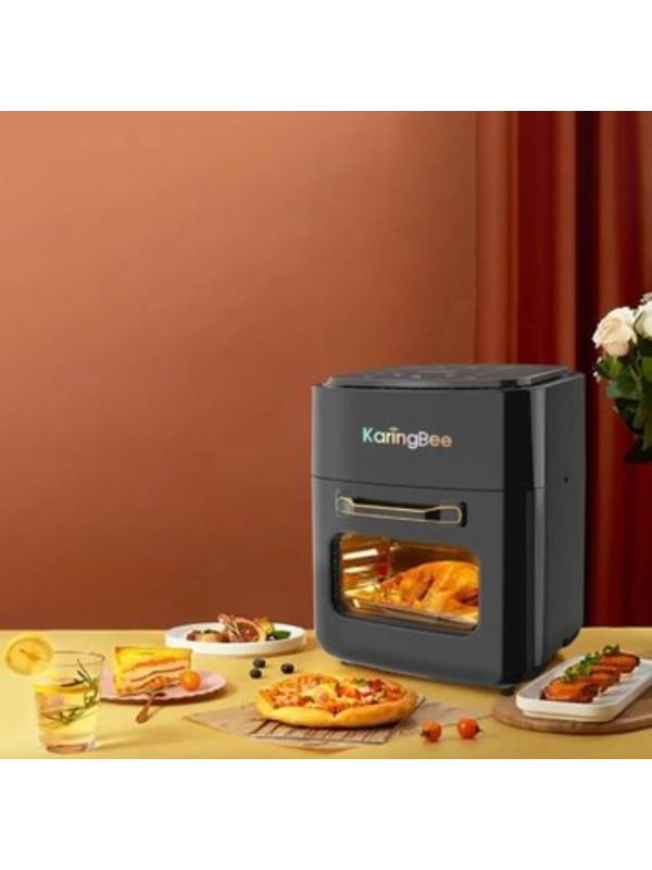 Аэрогриль KaringBee JD989, 1400 Вт, 15 л, чёрная