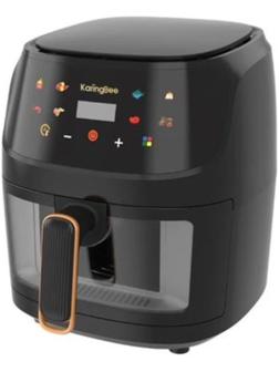 Аэрогриль KaringBee JD1189, 1400 Вт, 8 л, 60-200°C, чёрная