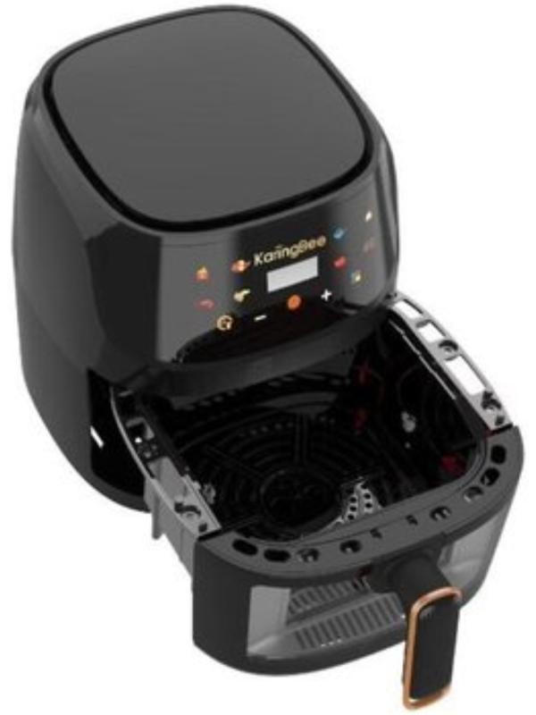 Аэрогриль KaringBee JD1189, 1400 Вт, 8 л, 60-200°C, чёрная