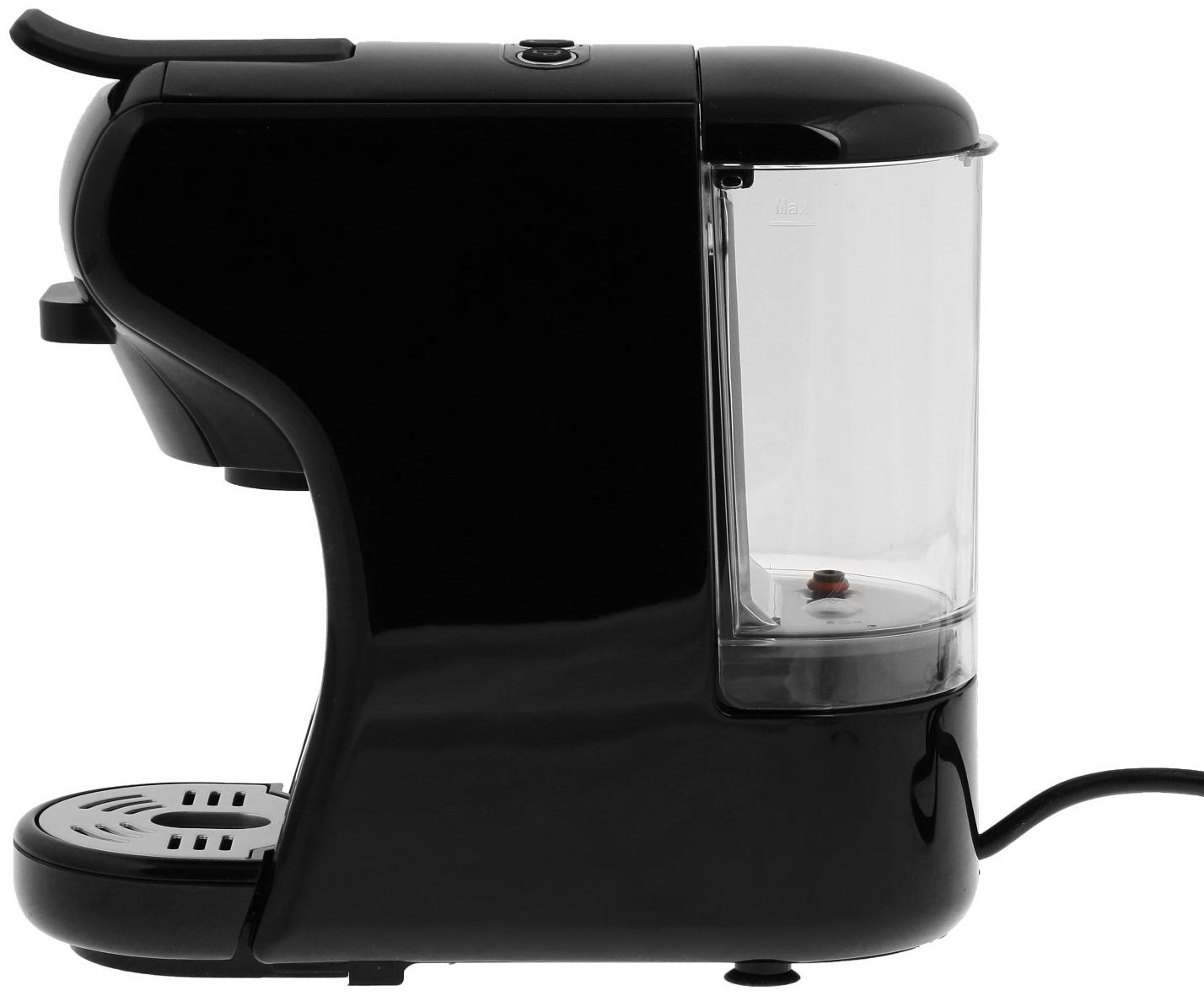 Кофемашина Hibrew H1A ST-504, автоматическая, 1450 Вт, 0.6 л, чёрная