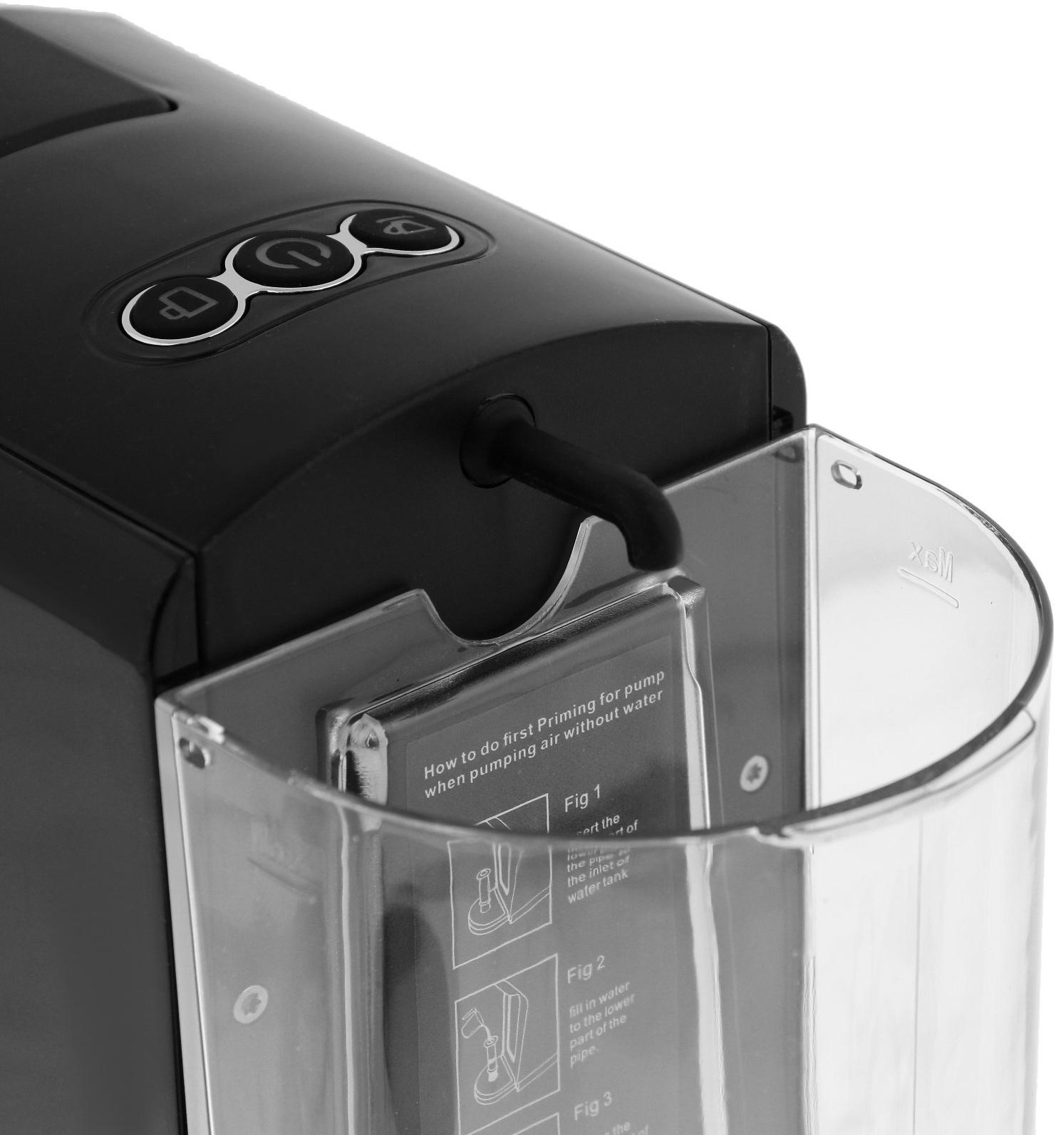 Кофемашина Hibrew H1A ST-504, автоматическая, 1450 Вт, 0.6 л, чёрная