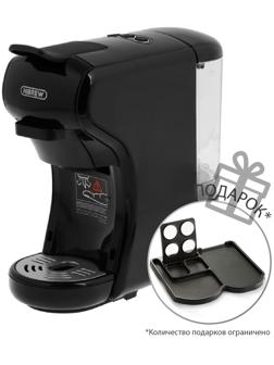 Кофемашина Hibrew H1A ST-504, автоматическая, 1450 Вт, 0.6 л, чёрная