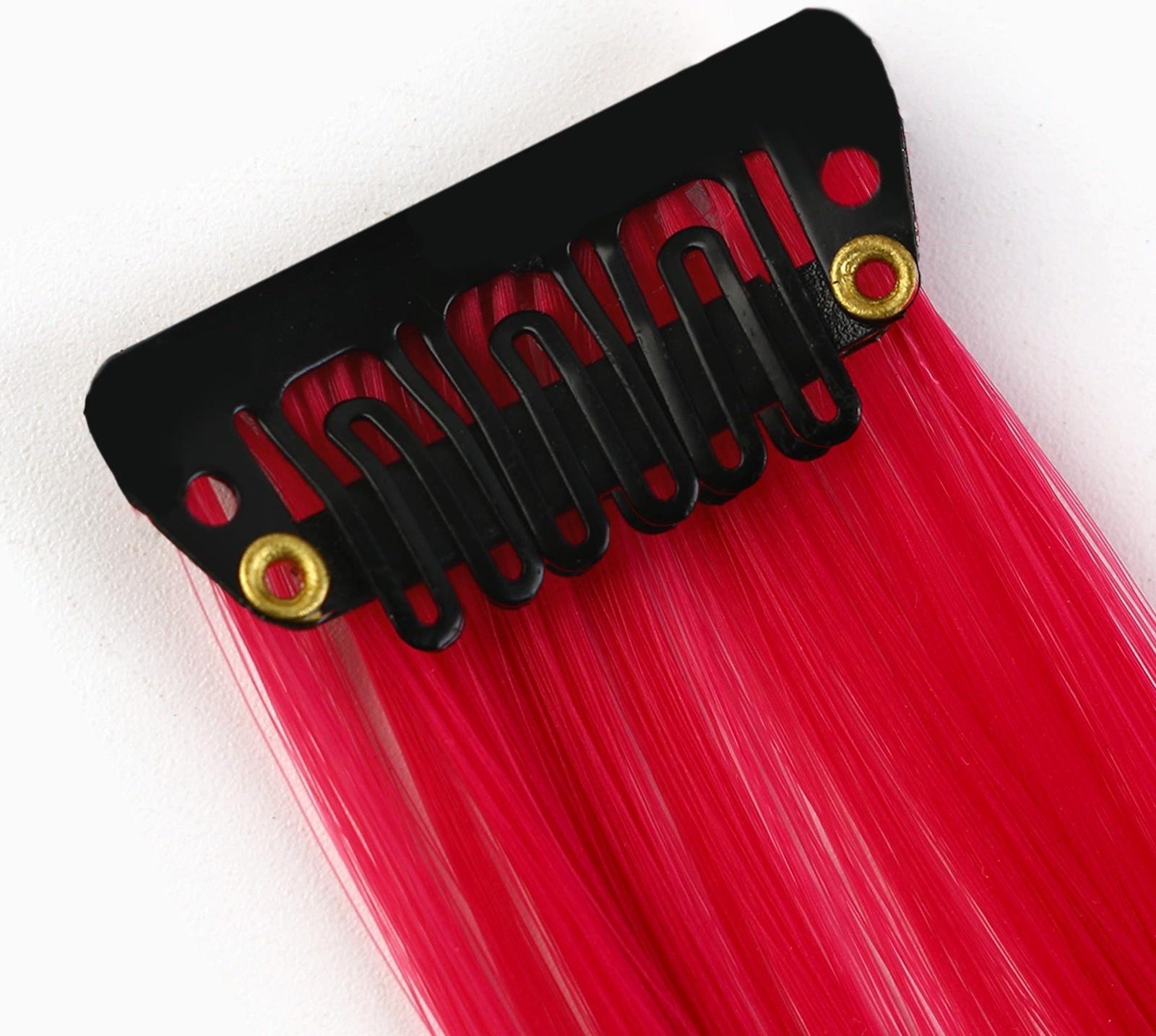 Цветная прядь для волос с волшебной палочкой Little princess, набор 2 предмета