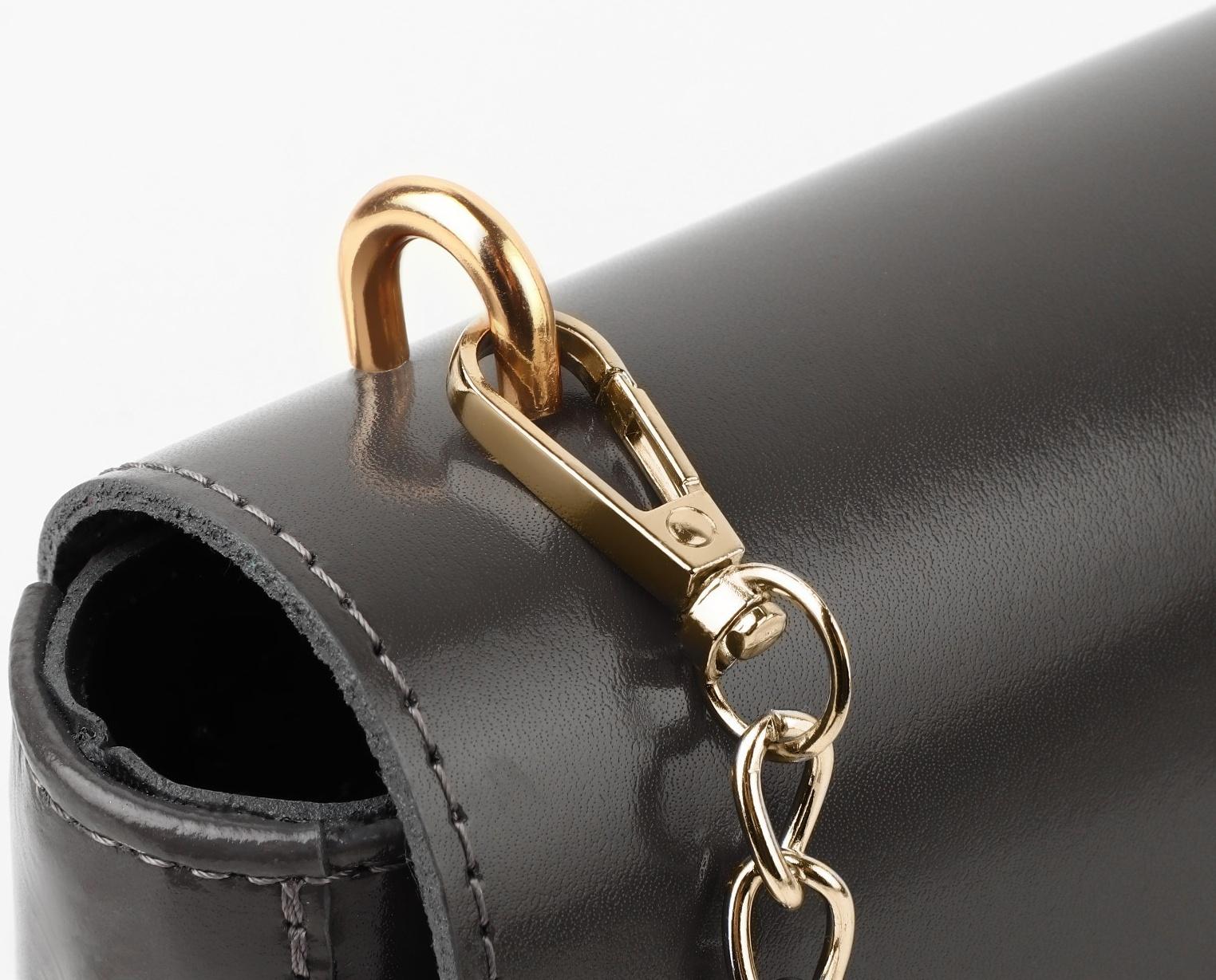 Крепления для ручек на сумку, металлические, 1,8 × 1,5 × 0,5 см, 2 шт, 4 винта, цвет золотой