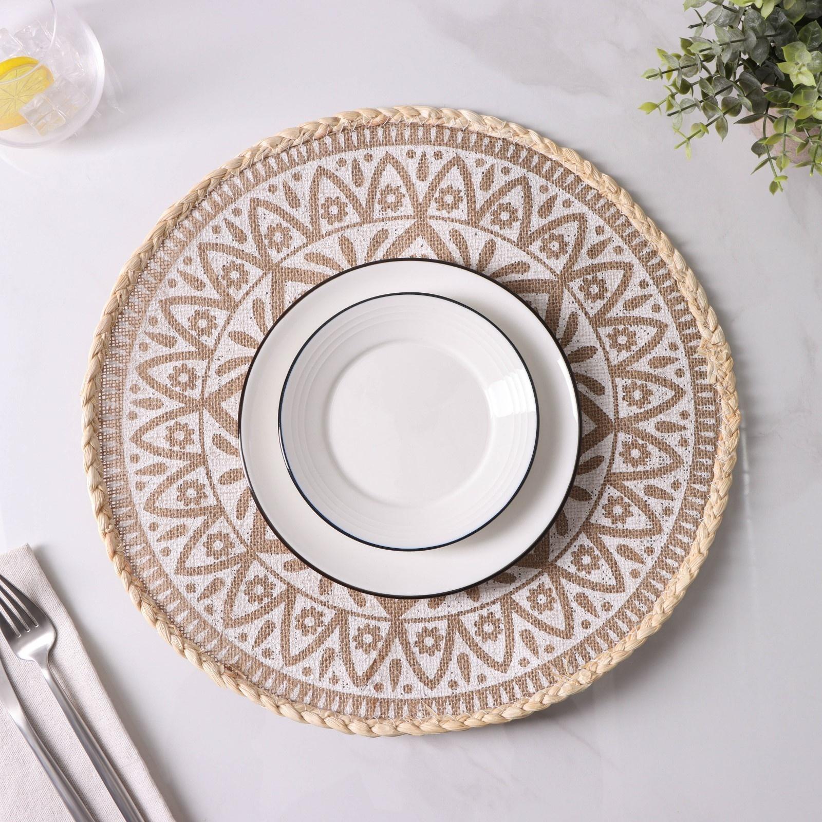 Салфетка сервировочная Доляна «Милли», d=38 см, цвет белый