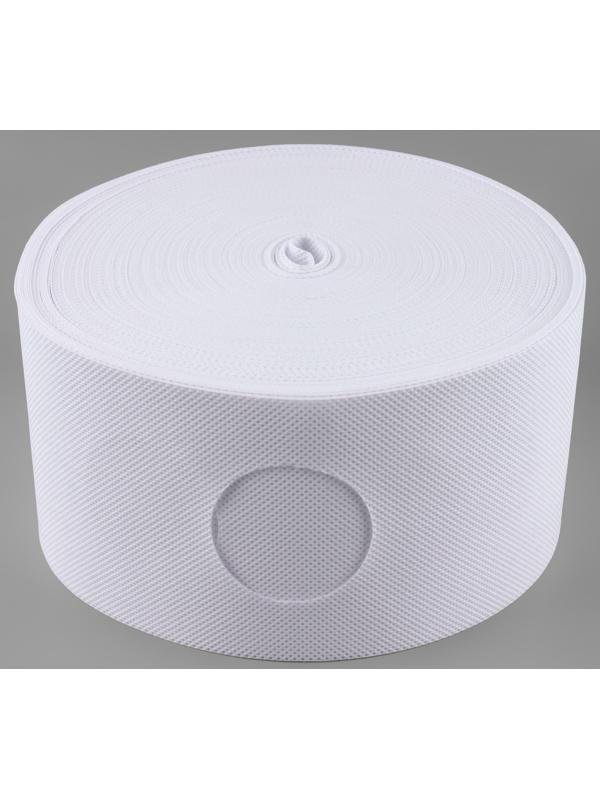 Шторная лента с отверстиями для люверсов, d = 5 см, 10 см, 50 ± 1 м, цвет белый