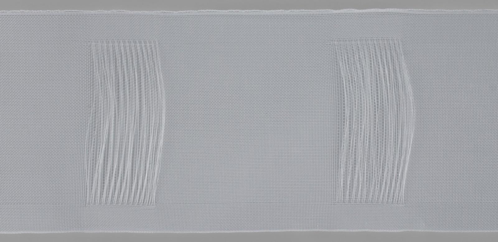 Шторная лента трубная, органза, 10 см, 50 ± 1 м, цвет прозрачный