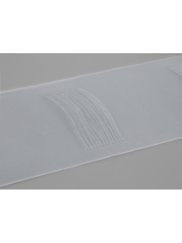 Шторная лента трубная, органза, 10 см, 50 ± 1 м, цвет прозрачный